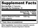 Beetroot : 60-Day Supply