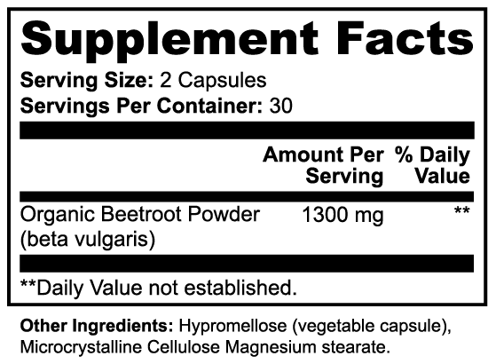 Beetroot : 60-Day Supply